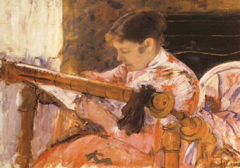 Lydia at a Tapestry Loom, Mary Cassatt